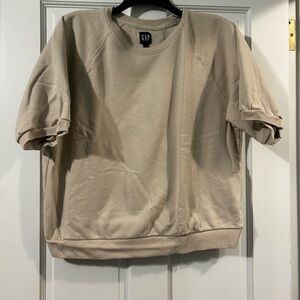 gap women’s short sleeve sweatshirt size L